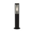 Batton 900mm Outdoor Post - Black & Smoked Diffuser, IP44