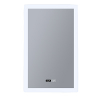 Rectangle Bathroom Mirror-Digital Clock,Demister Pad - 94721 94721