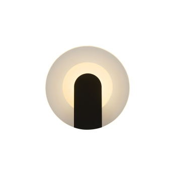Svietidlá Searchlight - Target LED Wall Light, Sand Black Metal | KÓD: 95410BK