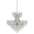 INFINITY 8LT PENDANT - BLACK WITH CRYSTAL GLASS DETAIL
