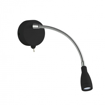Svietidlá Searchlight - Flexy Wall Light - Matt Black Metal | KÓD: 9917BK