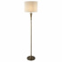 Gallow Floor Lamp - Gold Metal, Marble Base & Fabric Shade