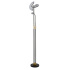 Gio LED Mother & Child Floor Lamp- Satin Brass & Black Metal