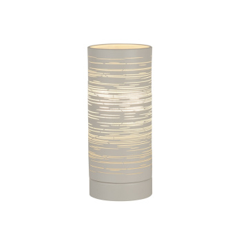 Svietidlá Searchlight - Savvy Table Lamp - Scratched White Metal | KÓD: EU1941-1WH