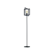 Plaza Adjustable Floor Lamp - Matt Black Metal