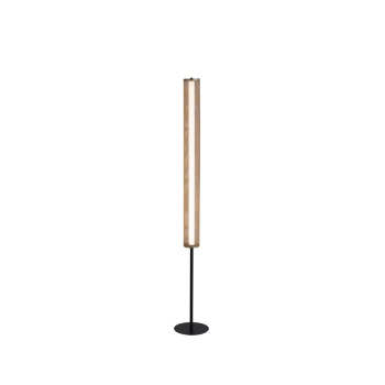 Svietidlá Searchlight - Thread LED Floor Lamp, Gold Mesh and Matt Black Metal | KÓD: EU25153-1BK