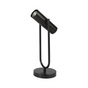 Telescope 2Lt Floor Lamp - Matt Black Metal