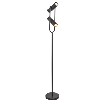 Svietidlá Searchlight - Telescope 2Lt Floor Lamp - Matt Black Metal | KÓD: EU2792BK