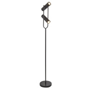 Telescope 2Lt Floor Lamp - Chrome