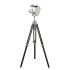 Studio Adjustable Floor Lamp - Black & Chrome Shade