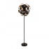 OUTDOOR LED POST (73cm HEIGHT) WITH ROUND HEAD - BLACK WITH FROSTED DIFFUSER