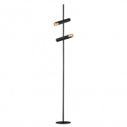 1LT BLACK AND GOLD TABLE LAMP