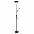 WIRELESS USB LED MOTHER AND CHILD FLOOR LAMP WITH USB AND WIRELESS CHARGING, SATIN NICKEL
