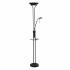 Gio LED Mother & Child Floor Lamp- Satin Brass & Black Metal