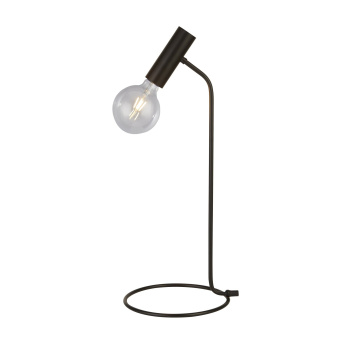 Svietidlá Searchlight - Dulwich Table Lamp - Black Metal | KÓD: EU35721-1BK