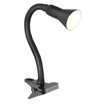 Svietidlá Searchlight - Desk Partners Flex Clip Task Lamp - Black Metal | KÓD: EU4122BK