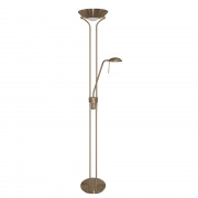 Mother & Child LED Dimmable Floor Lamp - Antique Brass