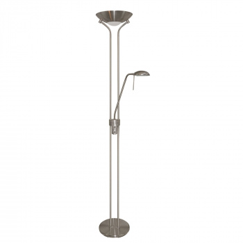 Svietidlá Searchlight - Mother & Child Floor Lamp - Satin Silver Metal & Glass | KÓD: EU4329SS