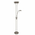 Mother & Child Dimmable Floor Lamp - Satin Silver