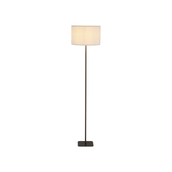 Svietidlá Searchlight - Chelsea 1Lt Floor Lamp, Latte Metal with Plush Shade | KÓD: EU50502LT