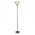 HANGMAN GOLD FLOOR LAMP WITH WHITE MARBLE BASE