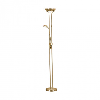 Svietidlá Searchlight - Mother & Child LED Dimmable Floor Lamp - Satin Brass | KÓD: EU5430SB