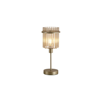 Svietidlá Searchlight - Swizzle 1Lt Table Lamp, Gold Metal with Champagne Rods | KÓD: EU55622CP