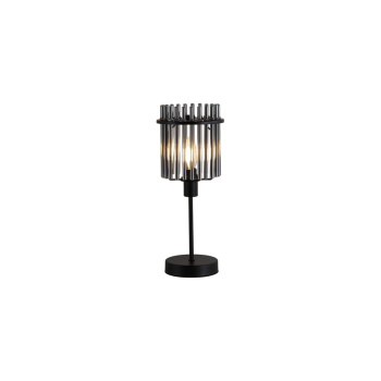 Svietidlá Searchlight - Swizzle 1Lt Table Lamp, Matt Black Metal with Smoked Rods | KÓD: EU55622SM