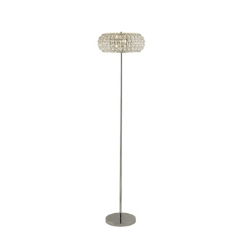 Svietidlá Searchlight - Marylin 3LT Floor Lamp - Chrome, Crystal Glass & Sand | KÓD: EU5819CC
