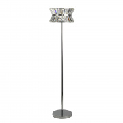 Uptown 2Lt Wall Light - Chrome with Clear Crystal