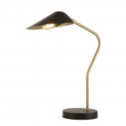 x Swan Floor Lamp - Black/Gold