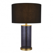 x Verona Table Lamp - Smoked Glass