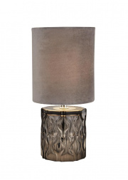 Hollis Table Lamp - Gold With Blush Shade