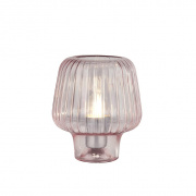 Avia Table Lamp - Smoked Glass