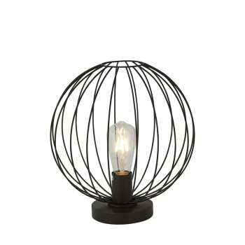 Svietidlá Searchlight - Rondo Table Lamp - Black Metal | KÓD: EU60828BK