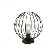 Rondo Table Lamp - Black Wire Frame