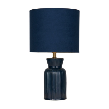 Svietidlá Searchlight - Tia Table Lamp - Ceramic & Fabric | KÓD: EU62922BL
