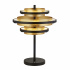 Hive 3Lt LED Table Lamp - Black Metal & Gold Leaf