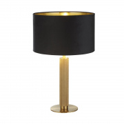 London Table Lamp Base - Knurled Brass