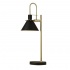 NEW ORLEANS 1LT CHROME FLOOR LAMP WITH BLACK SHADE/SILVER INNER