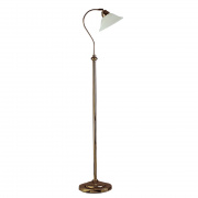 Macbeth Adjustable Floor Lamp - Antique Copper