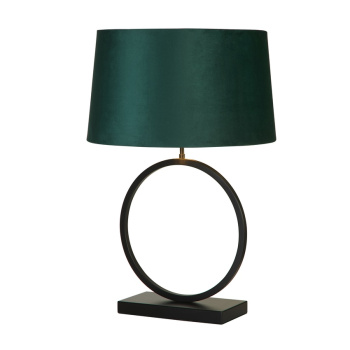 Svietidlá Searchlight - Elegant Table Lamp - Matt Black Metal With Emerald Shade | KÓD: EU93101EM