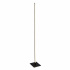 Tribeca Floor Lamp - Satin Silver Metal & Opal