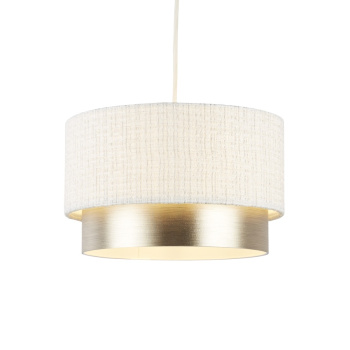 Svietidlá Searchlight - Amelie Two Tier Shade - White & Champagne | KÓD: SO701895