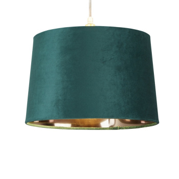 Svietidlá Searchlight - Velvet Drum Shade 30Cm Emerald | KÓD: SO701940