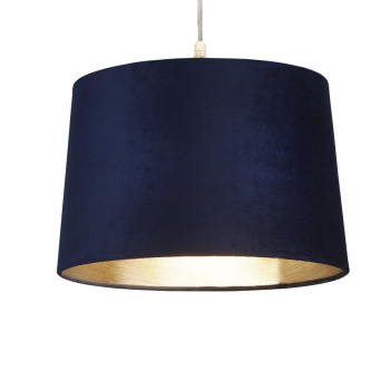 Svietidlá Searchlight - Velvet Drum Shade 30Cm Navy | KÓD: SO701942