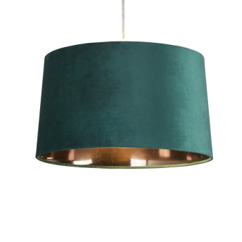 Svietidlá Searchlight - VELVET DRUM SHADE 40CM EMERALD | KÓD: SO701945