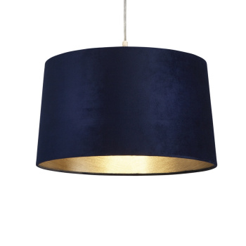 Svietidlá Searchlight - VELVET DRUM SHADE 40CM NAVY | KÓD: SO701947