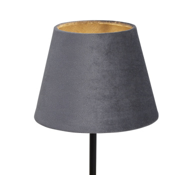 Svietidlá Searchlight - Velvet Drum Shade 20Cm Charcoal | KÓD: SO701949